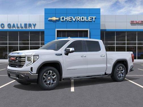 Glacier White 2026 GMC Sierra 1500 SLT