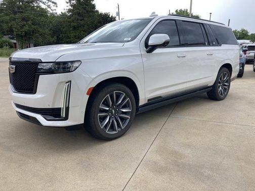 Crystal White Tri-Coat 2021 Cadillac Escalade ESV Sport