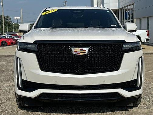 Crystal White Tri-Coat 2021 Cadillac Escalade ESV Sport
