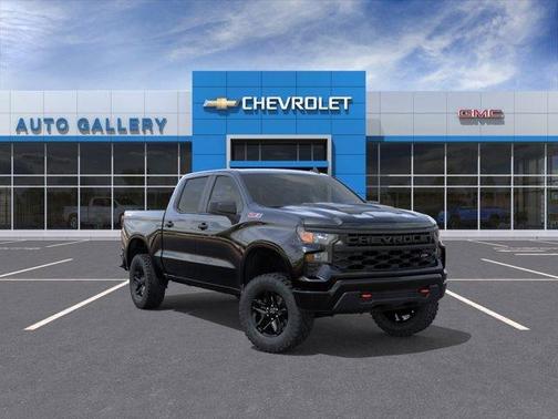 Black 2026 Chevrolet Silverado 1500 Custom Trail Boss