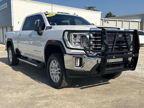 White Frost Tri-Coat 2021 GMC Sierra 2500 SLT