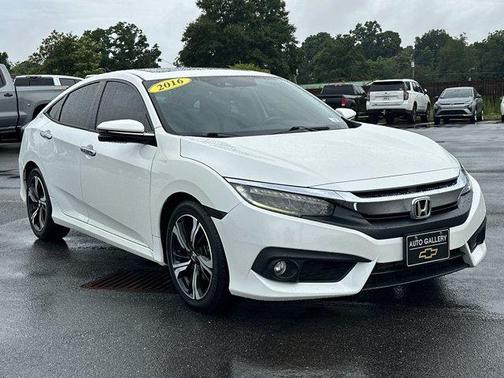 White 2016 Honda Civic Touring