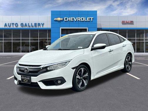 White 2016 Honda Civic Touring