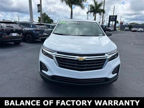 Summit White 2024 Chevrolet Equinox LS