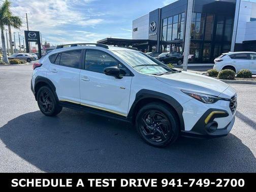 Crystal White Pearl 2024 Subaru Crosstrek Sport