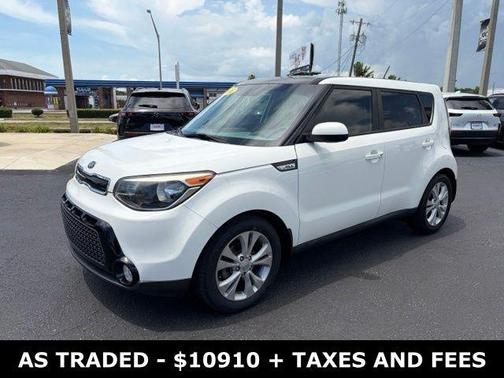 Clear White 2016 Kia Soul +