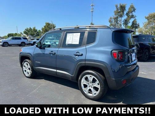 Slate Blue Pearlcoat 2022 Jeep Renegade Limited