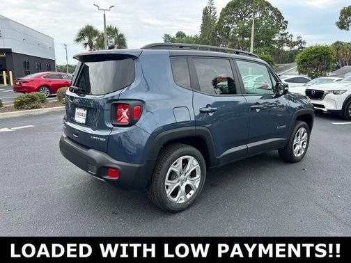 Slate Blue Pearlcoat 2022 Jeep Renegade Limited