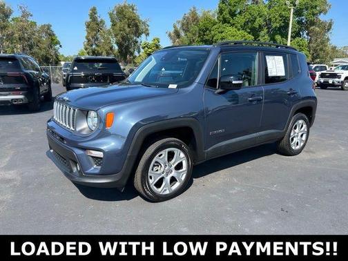 Slate Blue Pearlcoat 2022 Jeep Renegade Limited