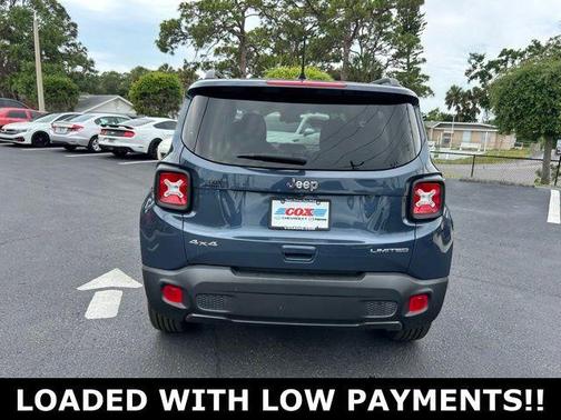 Slate Blue Pearlcoat 2022 Jeep Renegade Limited