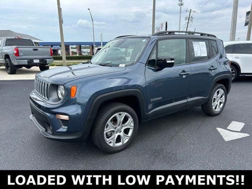 Slate Blue Pearlcoat 2022 Jeep Renegade Limited