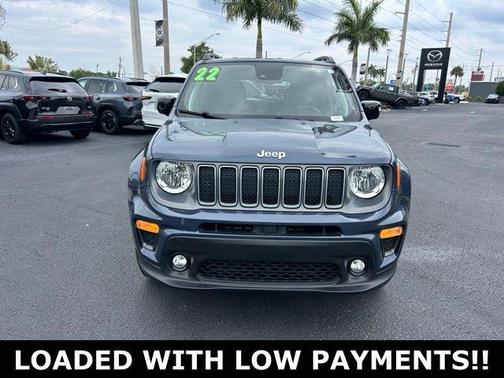 Slate Blue Pearlcoat 2022 Jeep Renegade Limited