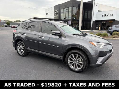 Magnetic Gray Metallic 2016 Toyota RAV4 Hybrid Limited