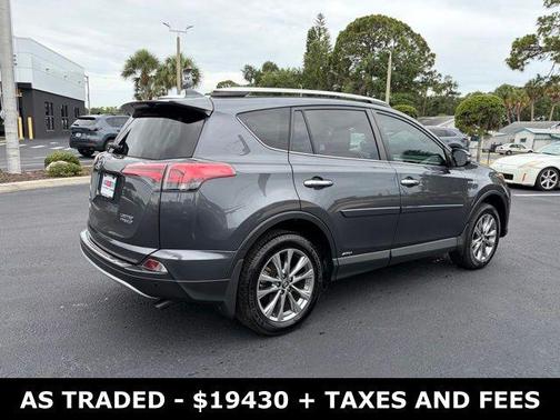 Magnetic Gray Metallic 2016 Toyota RAV4 Hybrid Limited