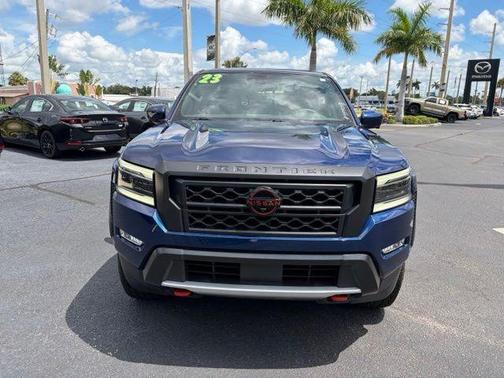 Deep Blue Pearl 2023 Nissan Frontier PRO-X