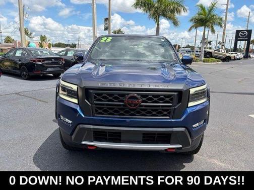 Deep Blue Pearl 2023 Nissan Frontier PRO-X