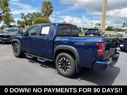 Deep Blue Pearl 2023 Nissan Frontier PRO-X