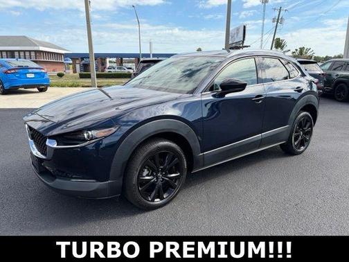 Deep Crystal Blue Mica 2023 Mazda CX-30 2.5 Turbo Premium Package