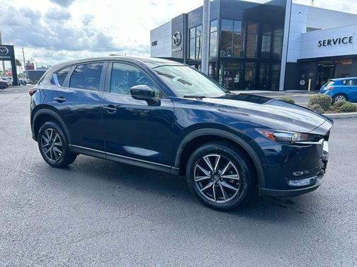 Deep Crystal Blue Mica 2018 Mazda CX-5 Touring