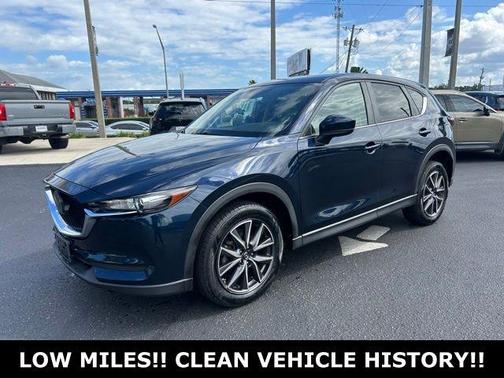 Deep Crystal Blue Mica 2018 Mazda CX-5 Touring