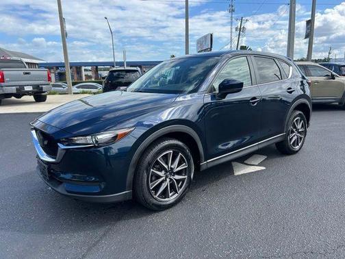 Deep Crystal Blue Mica 2018 Mazda CX-5 Touring