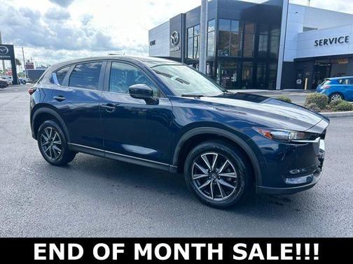 Deep Crystal Blue Mica 2018 Mazda CX-5 Touring