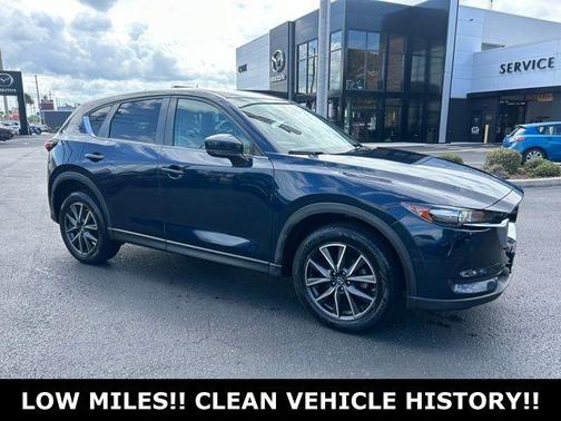 Deep Crystal Blue Mica 2018 Mazda CX-5 Touring