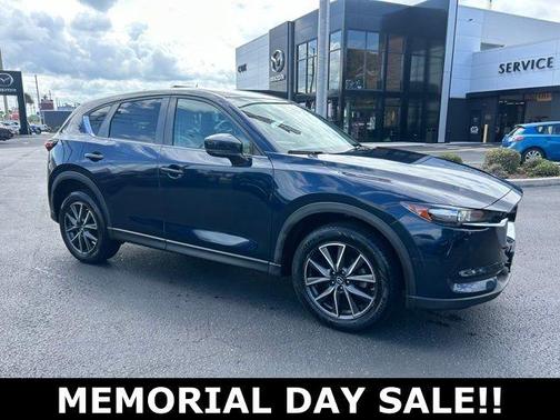 Deep Crystal Blue Mica 2018 Mazda CX-5 Touring