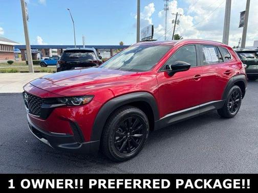 Soul Red Crystal Metallic 2025 Mazda CX-50 2.5 S Preferred Package
