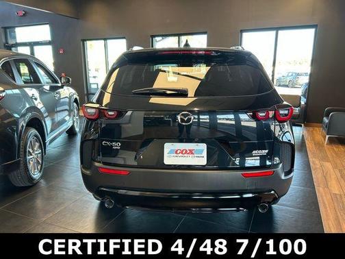 Jet Black 2025 Mazda CX-50 Hybrid Premium Package