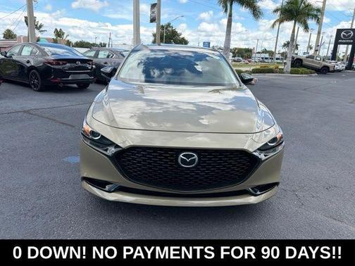 Zircon Sand Metallic 2024 Mazda Mazda3 2.5 Carbon Turbo