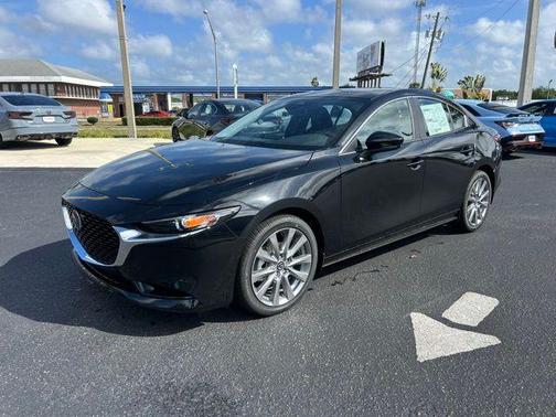 Jet Black Mica 2026 Mazda Mazda3 FWD w/Preferred Package