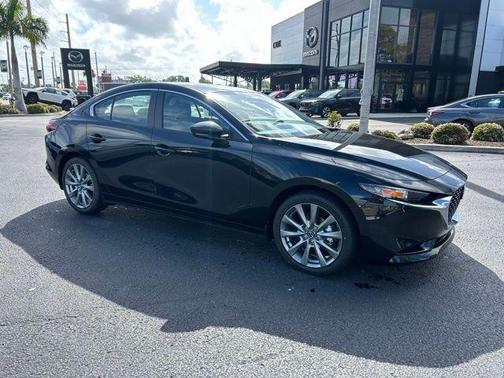 Jet Black Mica 2026 Mazda Mazda3 FWD w/Preferred Package