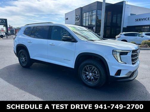Summit White 2025 GMC Acadia Elevation