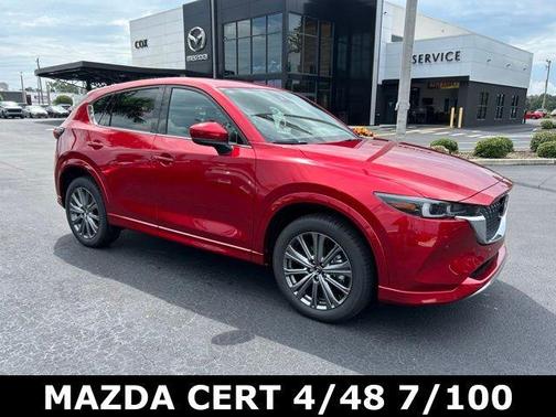 Soul Red Crystal Metallic 2025 Mazda CX-5 2.5 Turbo Signature
