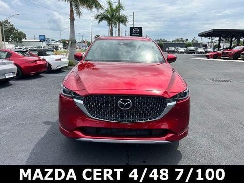 Soul Red Crystal Metallic 2025 Mazda CX-5 2.5 Turbo Signature