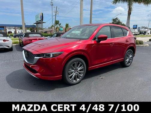 Soul Red Crystal Metallic 2025 Mazda CX-5 2.5 Turbo Signature