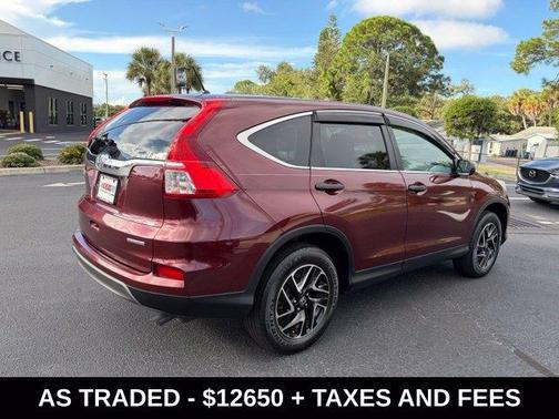 Basque Red Pearl II 2016 Honda CR-V SE