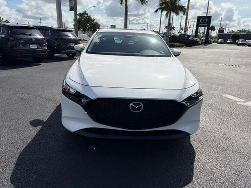 Snowflake White Pearl 2026 Mazda Mazda3 FWD w/Preferred Package