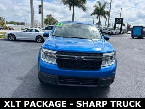 Blue Metallic 2022 Ford Maverick XLT
