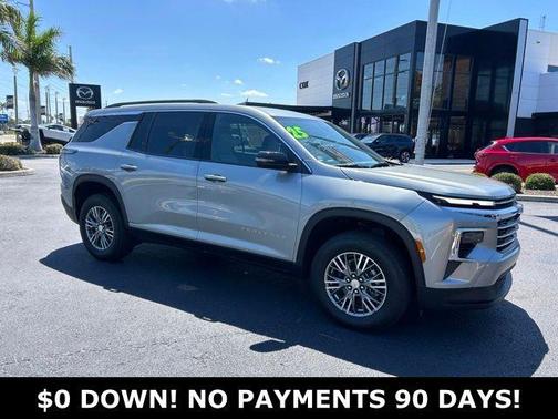 Sterling Gray Metallic 2025 Chevrolet Traverse LT
