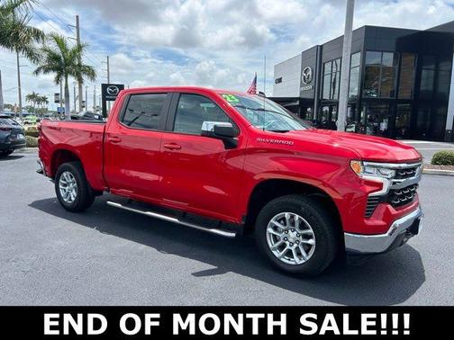 Red 2023 Chevrolet Silverado 1500 LT