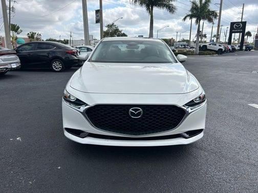 Snowflake White Pearl 2026 Mazda Mazda3 FWD w/Preferred Package