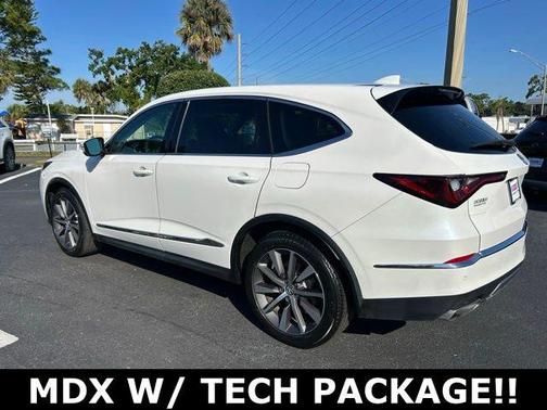 Platinum White Pearl 2025 Acura MDX Technology Package