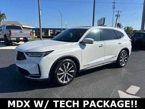 Platinum White Pearl 2025 Acura MDX Technology Package
