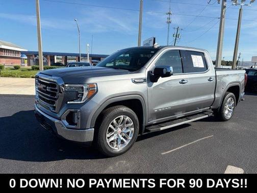 Steel Metallic 2021 GMC Sierra 1500 SLT