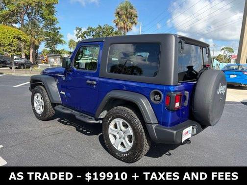 Ocean Blue Metallic 2018 Jeep Wrangler Sport