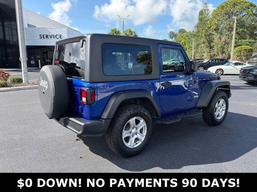 Ocean Blue Metallic 2018 Jeep Wrangler Sport