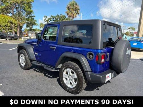 Ocean Blue Metallic 2018 Jeep Wrangler Sport