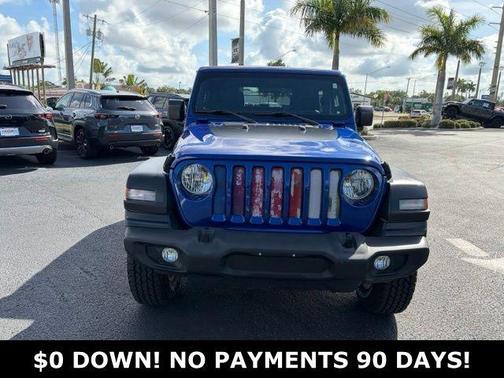 Ocean Blue Metallic 2018 Jeep Wrangler Sport